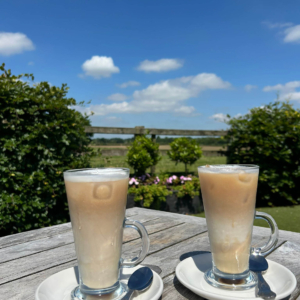 Ice Latte in the Garden at The Wrightinton Hotel