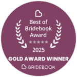 Bridebook Gold Award Winner 2025 wedding