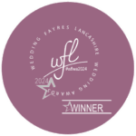 Weddng Fayre Lancashire winner award pink